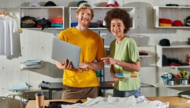 Online store illustration