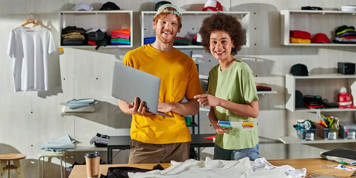 Online store illustration