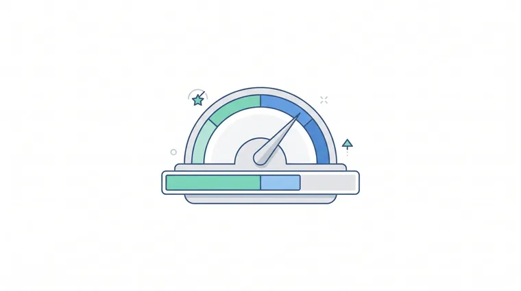 Illustration of page speed and Core Web Vitals on a website