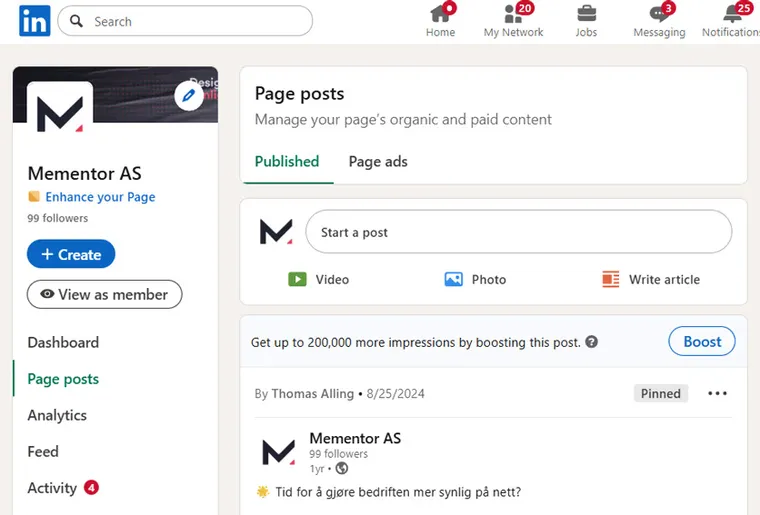 LinkedIn for tjenestebedrifter