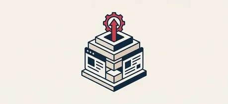 Illustration of technical SEO as the foundation beneath a website