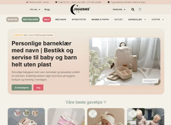 The Vuggebaby online store